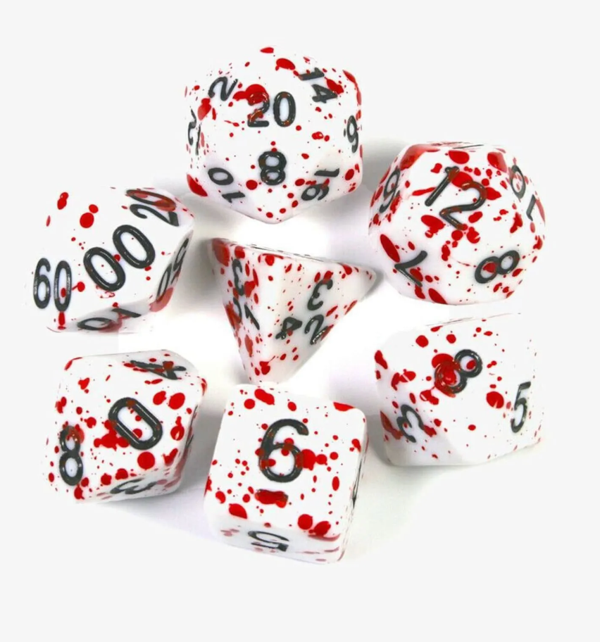 Blood DND dices