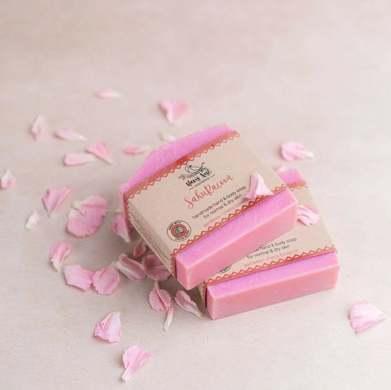 SakuRacoon Cherry Blossom Soap