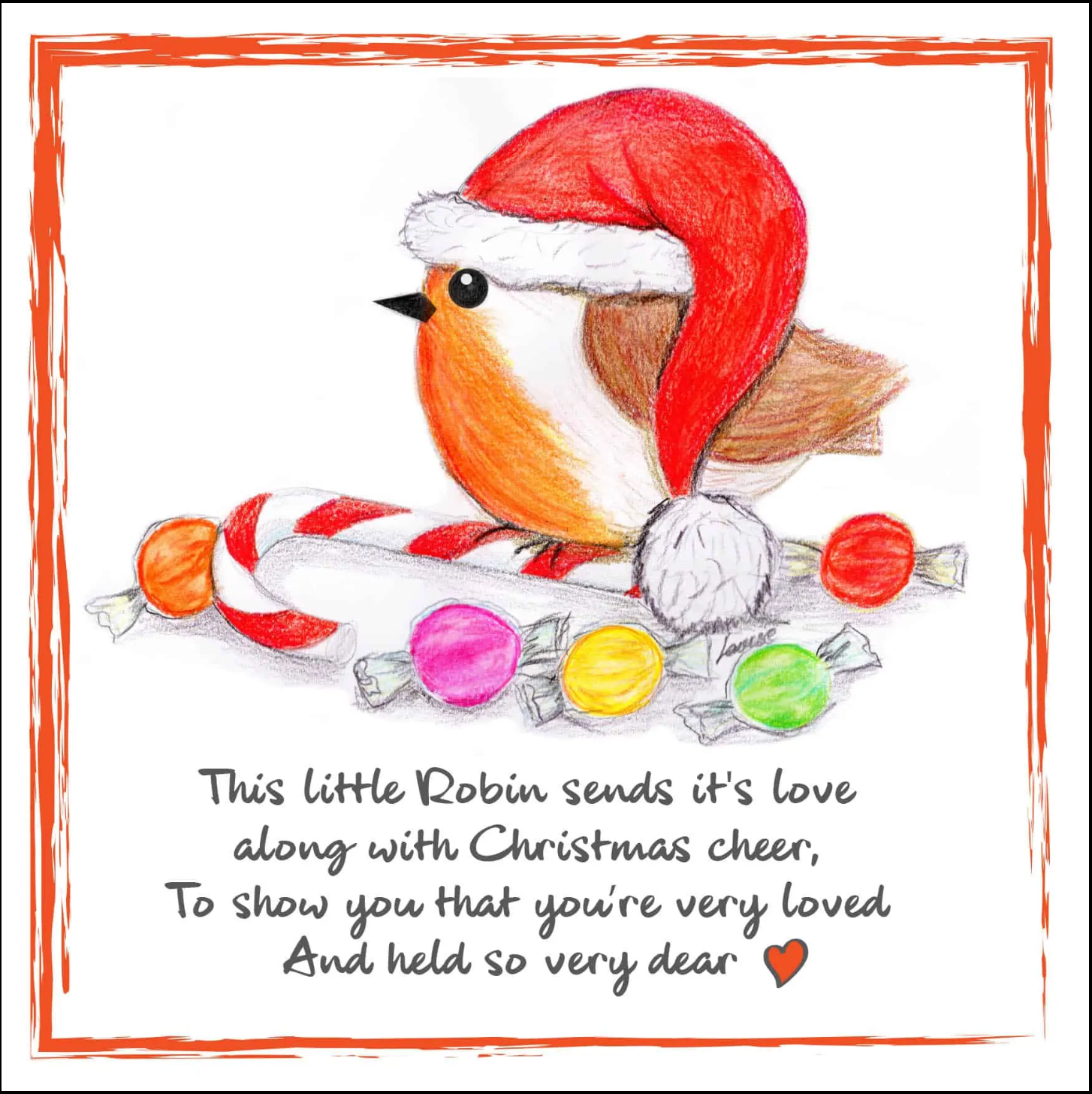 Christmas Robin Card