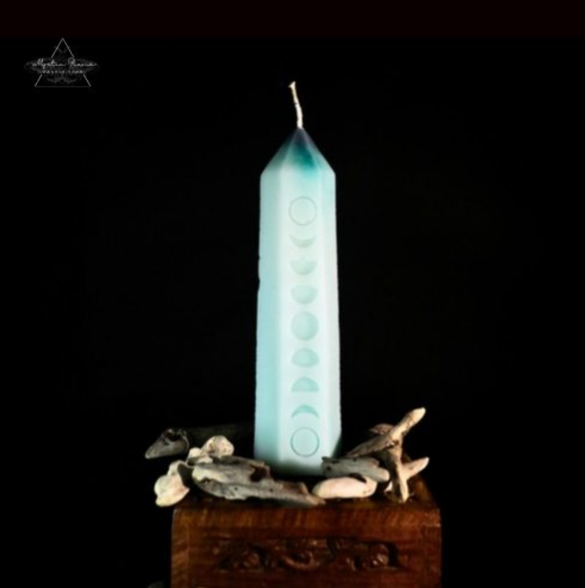 Crystal Moon candle