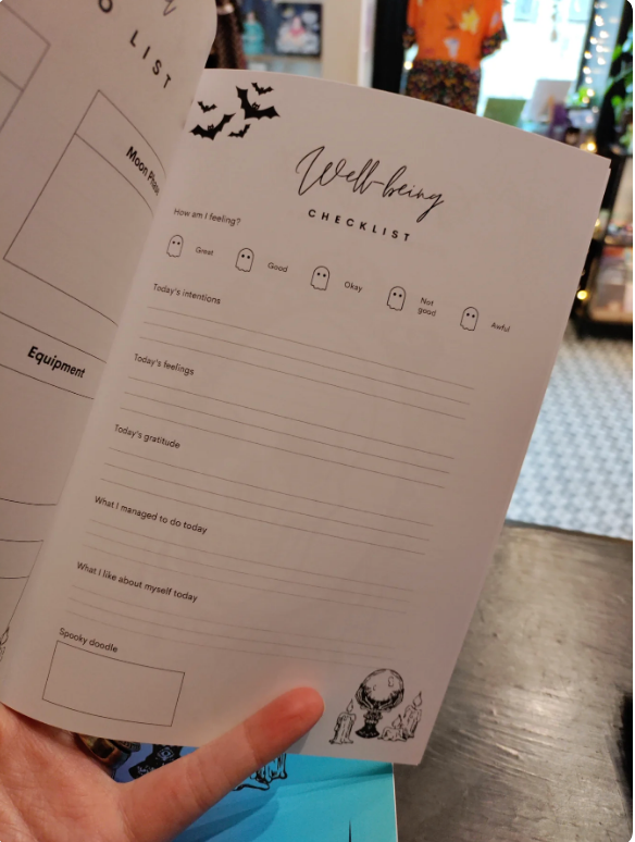 Spooky witch journal by Lainey Ní Mhórdha